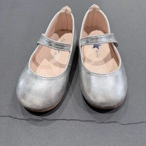 Patent MaryJane Shoes Silver